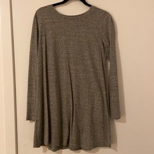 Forever 21 Gray Long Sleeve Dress in Size M